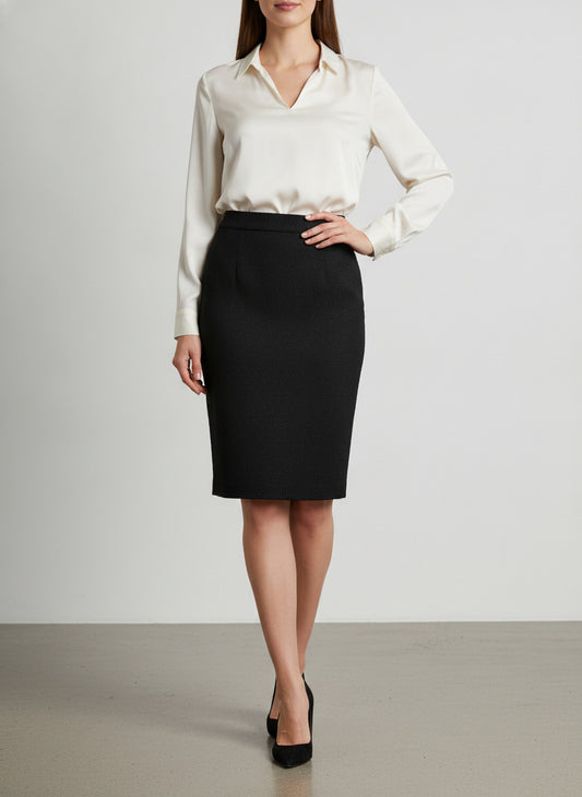 Women's Black Pencil Skirt