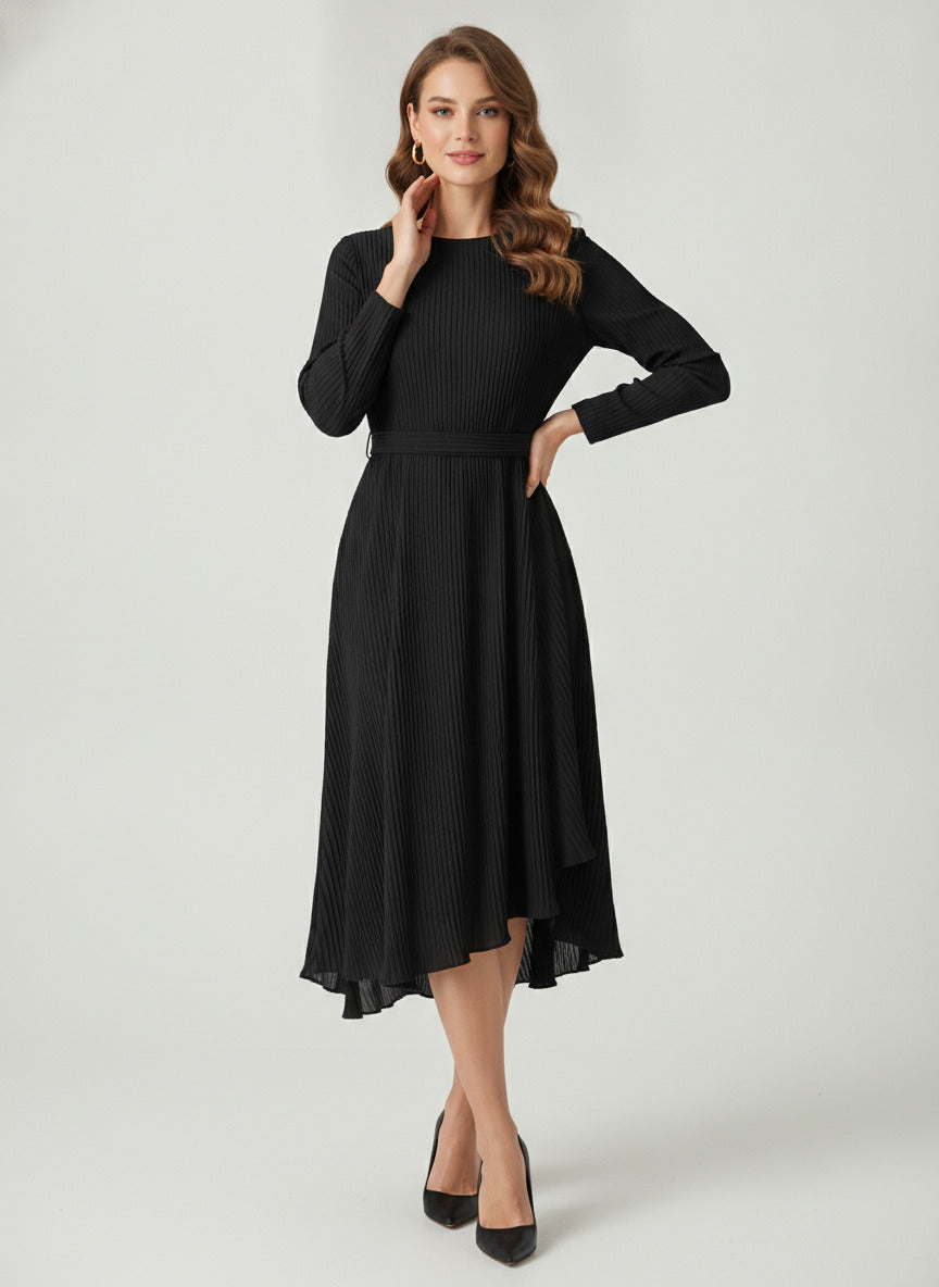 Women's Black Midi Dress