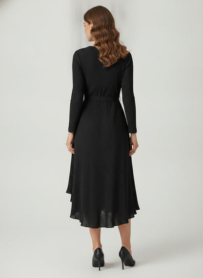 Women's Black Midi Dress